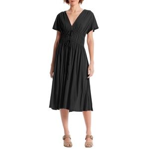 NWOT Michael Stars Dhalia Tie Front Midi Dress